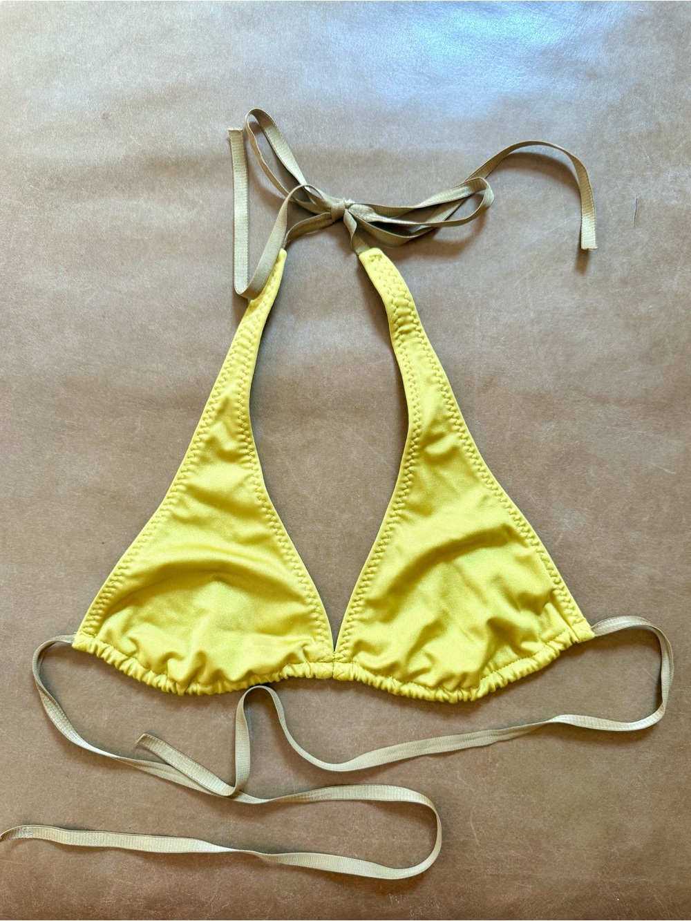 Malia Mills Triangle Halter Swim Top - size 34 (B/C cup)